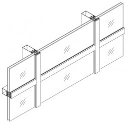 Fassadensystem 50 mm - CW50