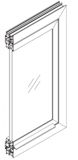 Öffnungssystem mit unterbrochener Wärmebrücke 70 mm - TBO55