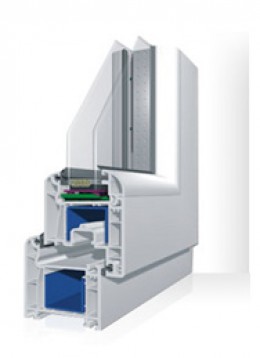 PVC Fenster- und Türrahmen Vivaplast – 4-Kammersystem